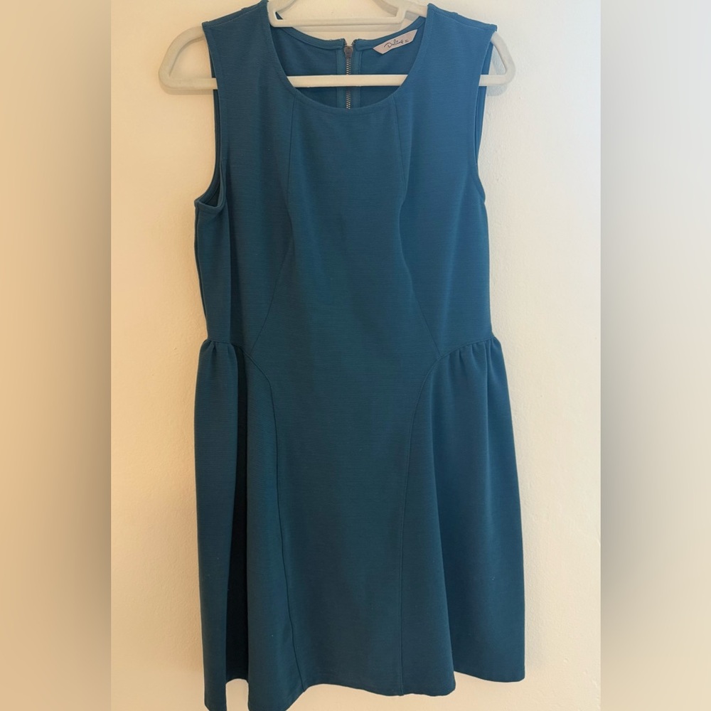 Darling Teal Sleeveless Dress